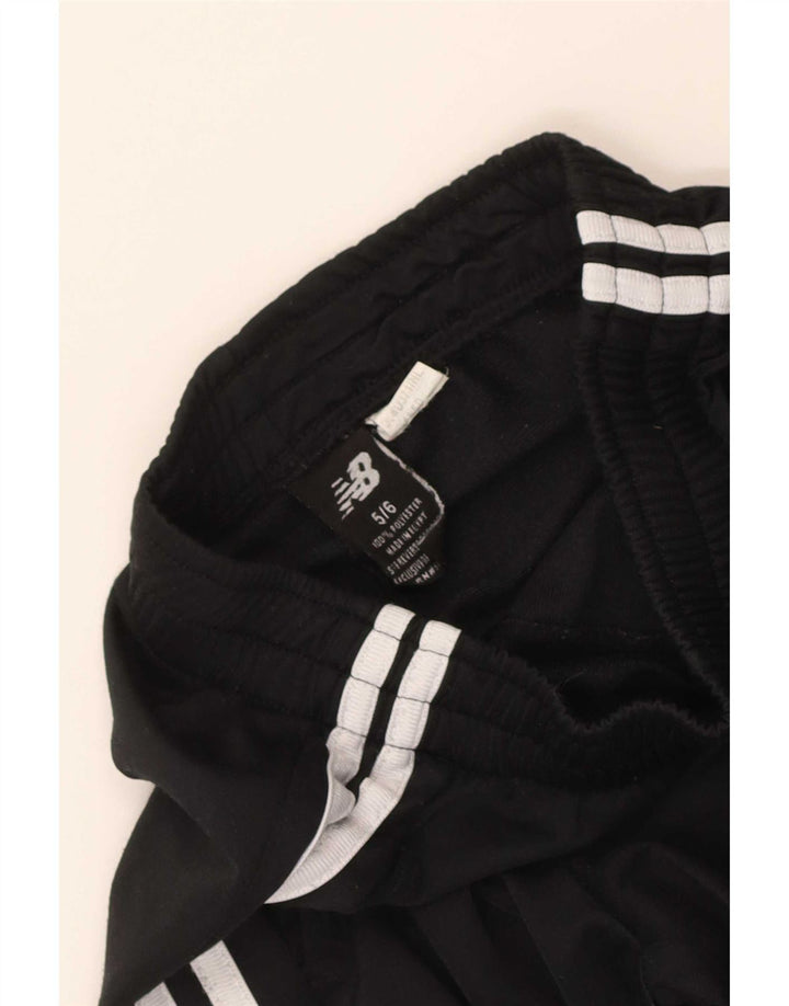New Balance Jungen-Trainingshose, 5–6 Jahre, schwarzes Polyester