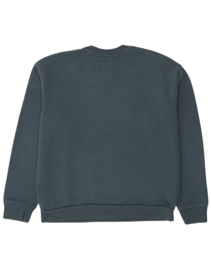 Hollister Herren-Sweatshirt mit Grafik, groß, aus blauer Baumwolle