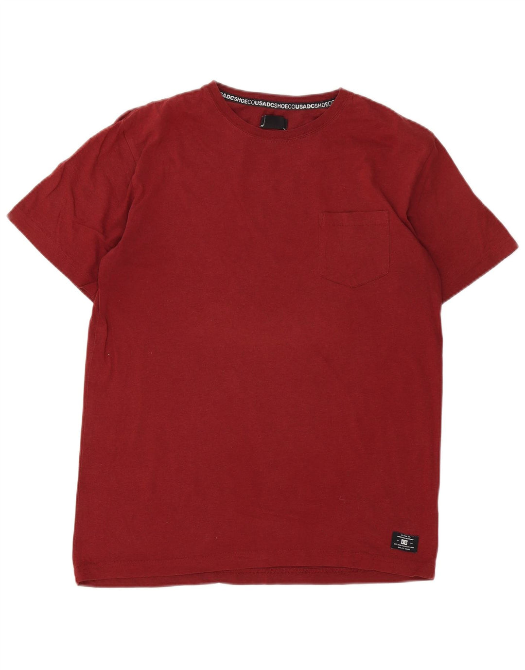 DC Herren T-Shirt Top Medium Burgunderrot
