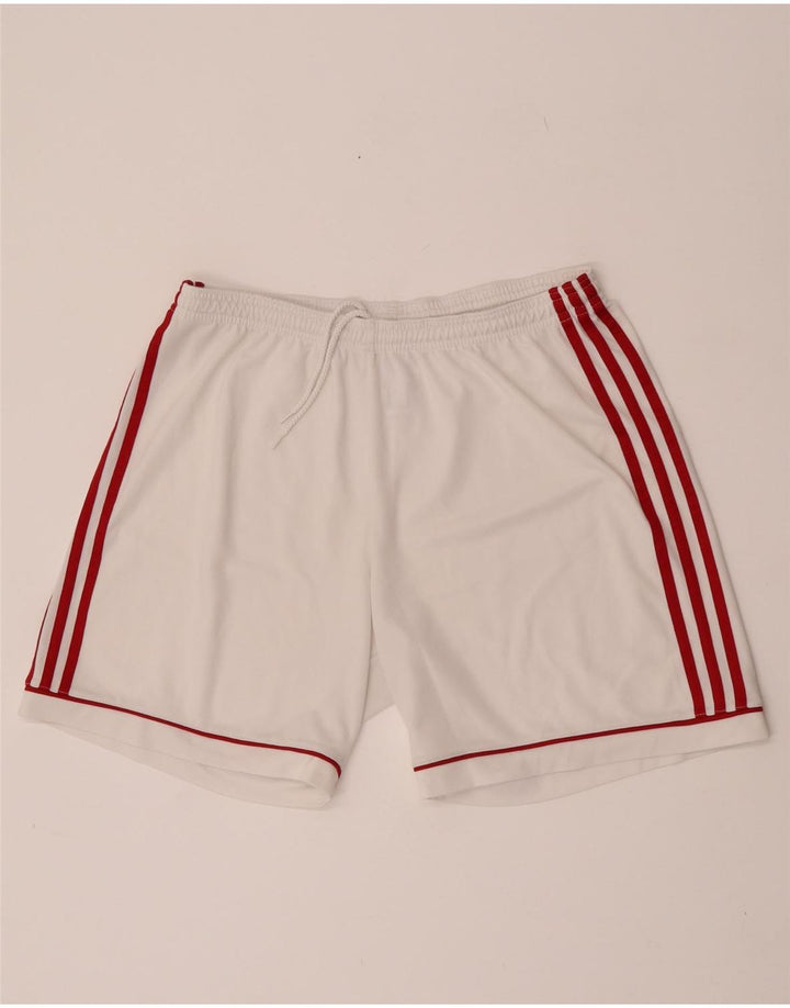 Adidas Herren Sportshorts, groß, aus weißem Polyester