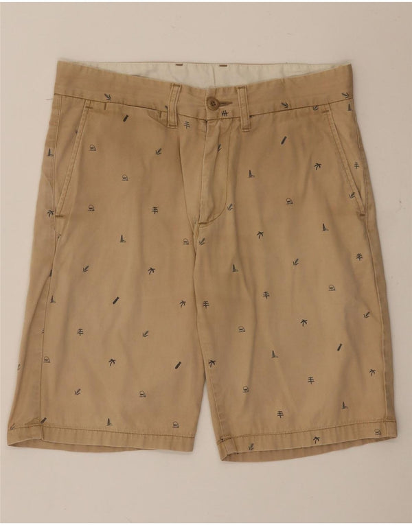 Carhartt Herren-Chinoshorts mit abstraktem Muster, W30, mittelbeige Baumwolle