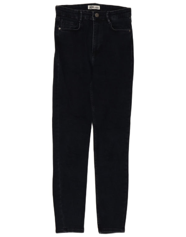 Zara Damen Trafaluc Skinny Jeans EU 38 Small W28 L27 Marineblau