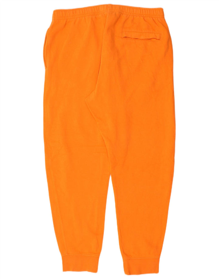 Nike Herren-Trainingshose, Jogginghose, Größe L, Orange, Baumwolle