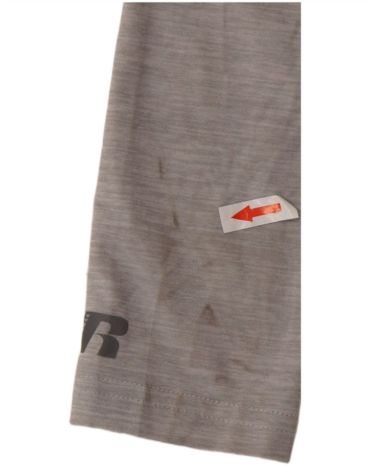 Russell Athletic Jungen Dri-Power Top Langarm 7–8 Jahre Mittelgrau
