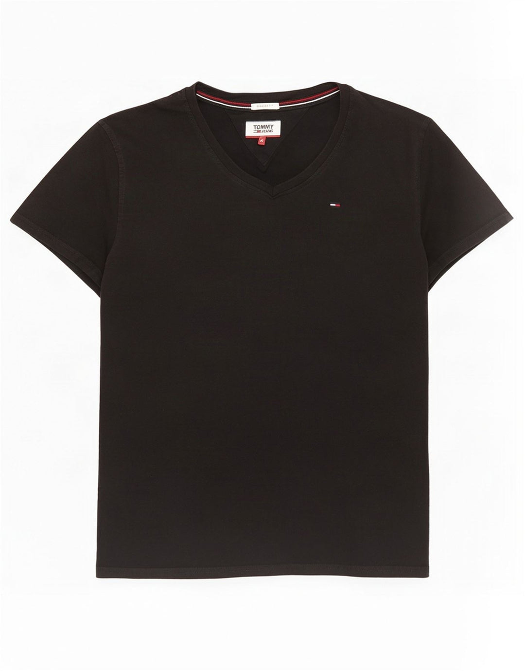 Tommy Hilfiger Herren Regular Fit T-Shirt Top Mittelschwarz