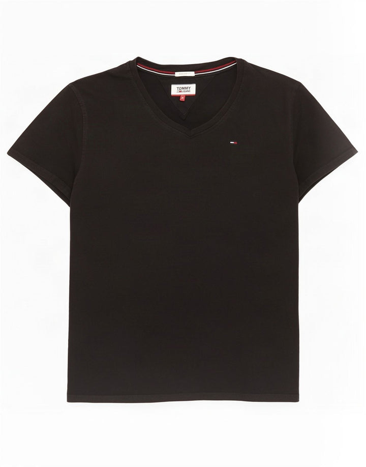 Tommy Hilfiger Herren Regular Fit T-Shirt Top Mittelschwarz