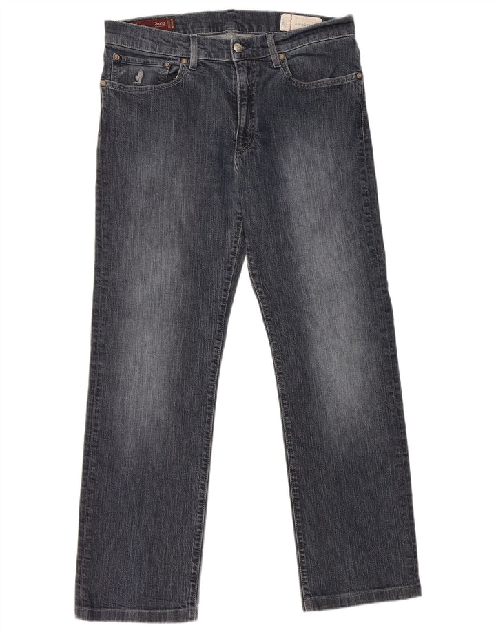 Marlboro Classics Herren Straight Jeans W31 L29 Marineblau