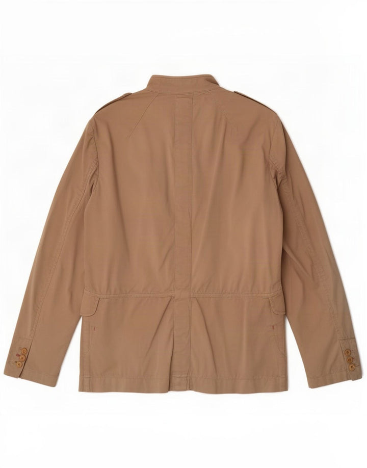 Primo Emporio Herren-Militärblazer IT 48 Mittelbeige Baumwolle