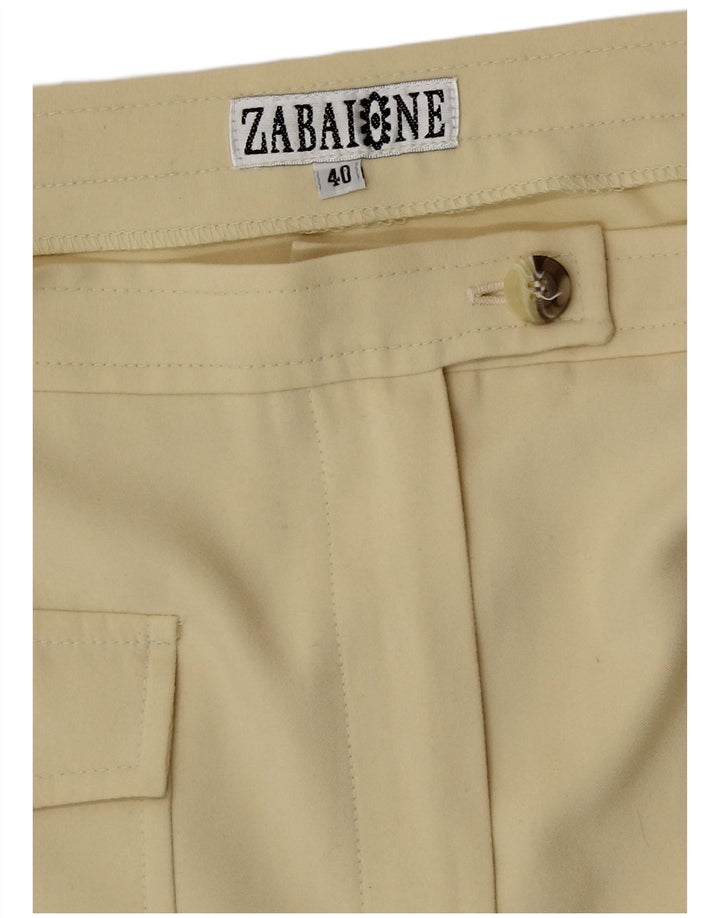 Zabaione Damen Minirock EU 40 Medium W30 Gelb