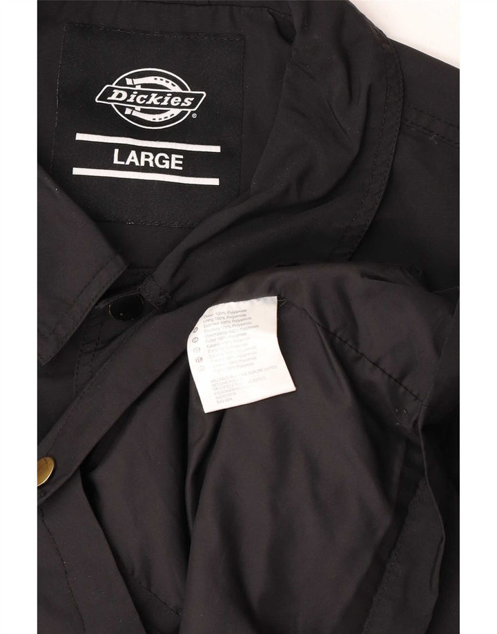 Dickies Herren Bomberjacke UK 40 Large Schwarz Polyamid