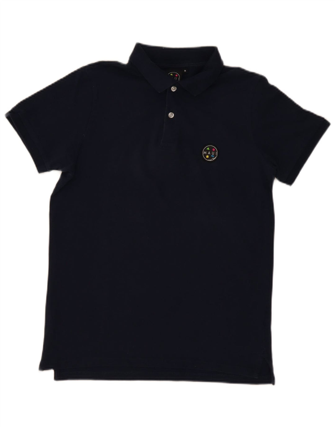 Maui and Sons Herren-Poloshirt, mittelmarineblaue Baumwolle