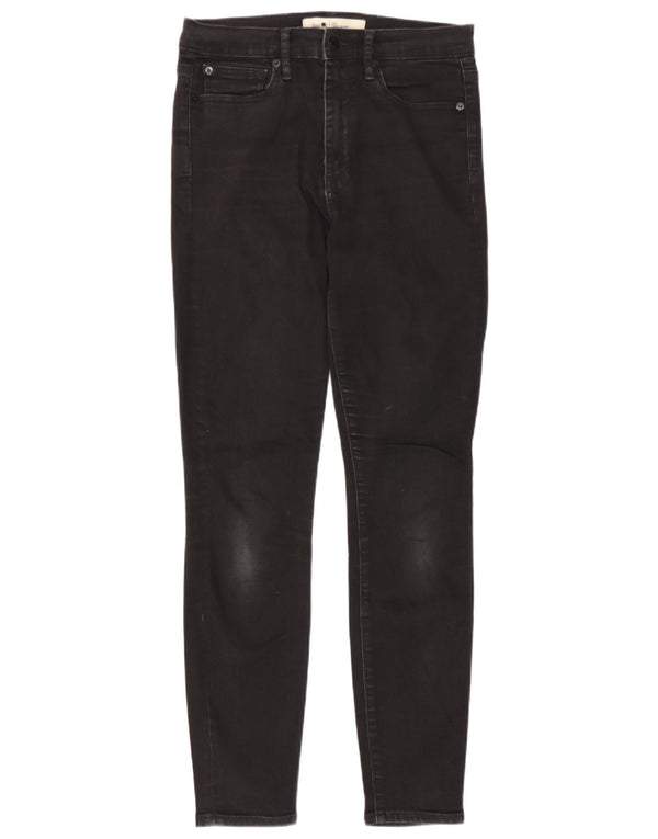 Gap Damen Super High Rise Skinny Jeans W28 L28 Schwarze Baumwolle
