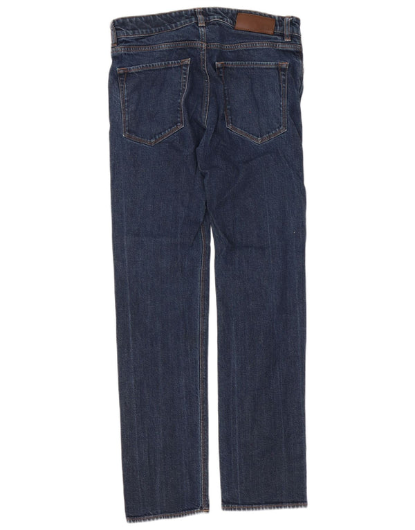 Hugo Boss Mens Candiani Straight Jeans W30 L32 Navy Blue Cotton