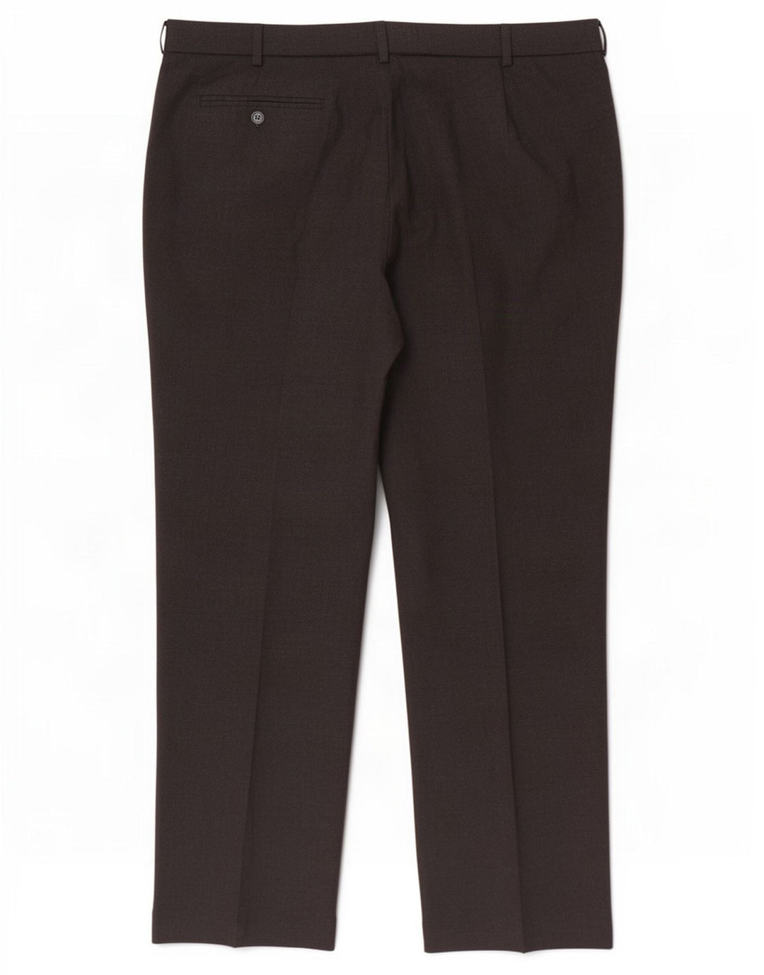 Gerade Herren-Anzughose von Marks & Spencer, W42, L33, schwarzes Polyester