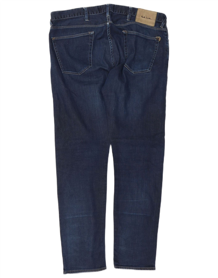 Paul Smith Herren Slim Jeans W36 L30 Marineblaue Baumwolle