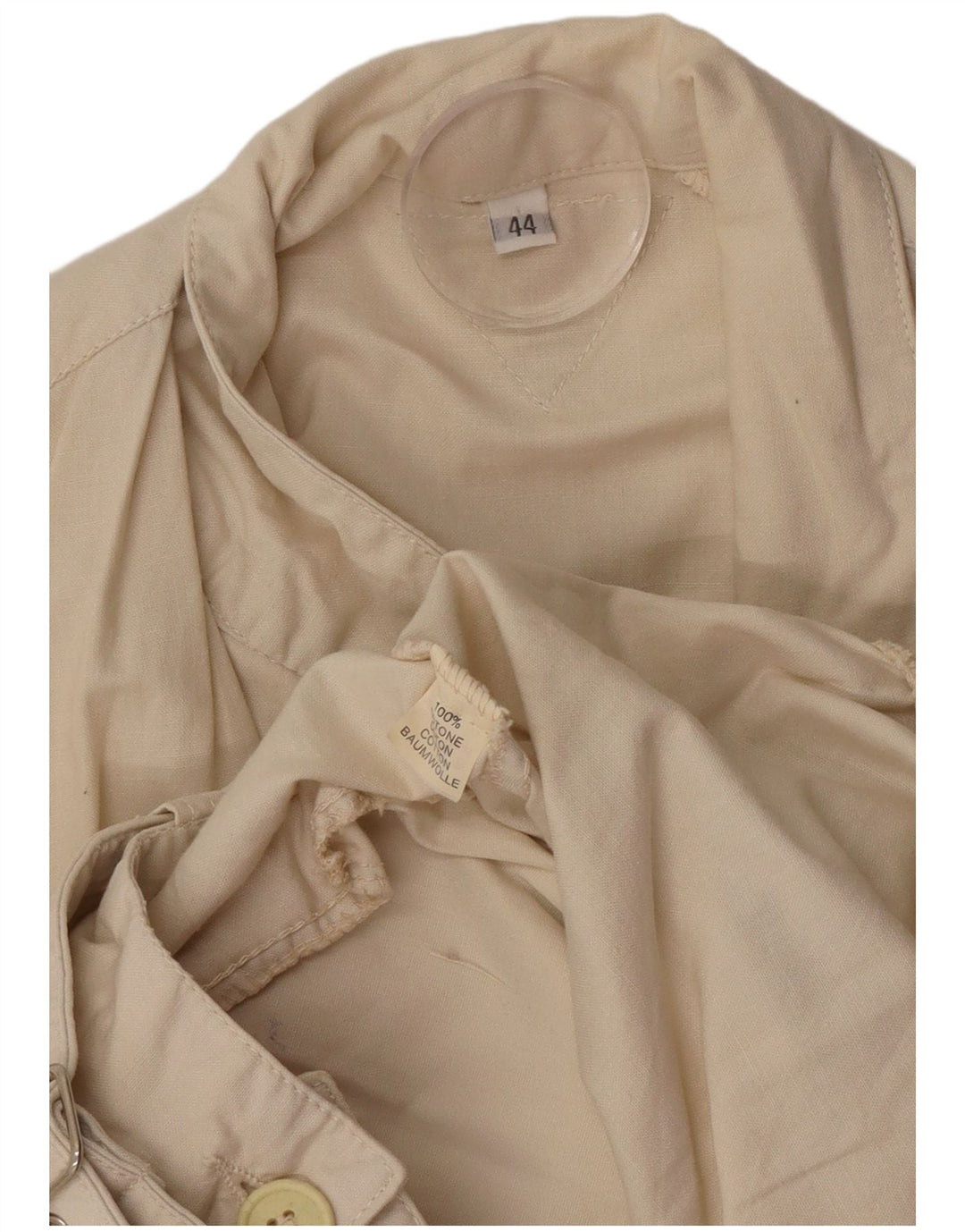 Swinger Herren Batwing Bomberjacke UK 44 2XL Beige Baumwolle