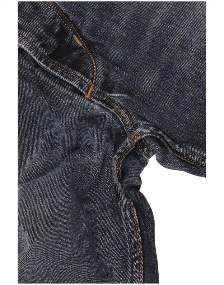 Mustang Herren Straight Jeans W34 L32 Blaue Baumwolle