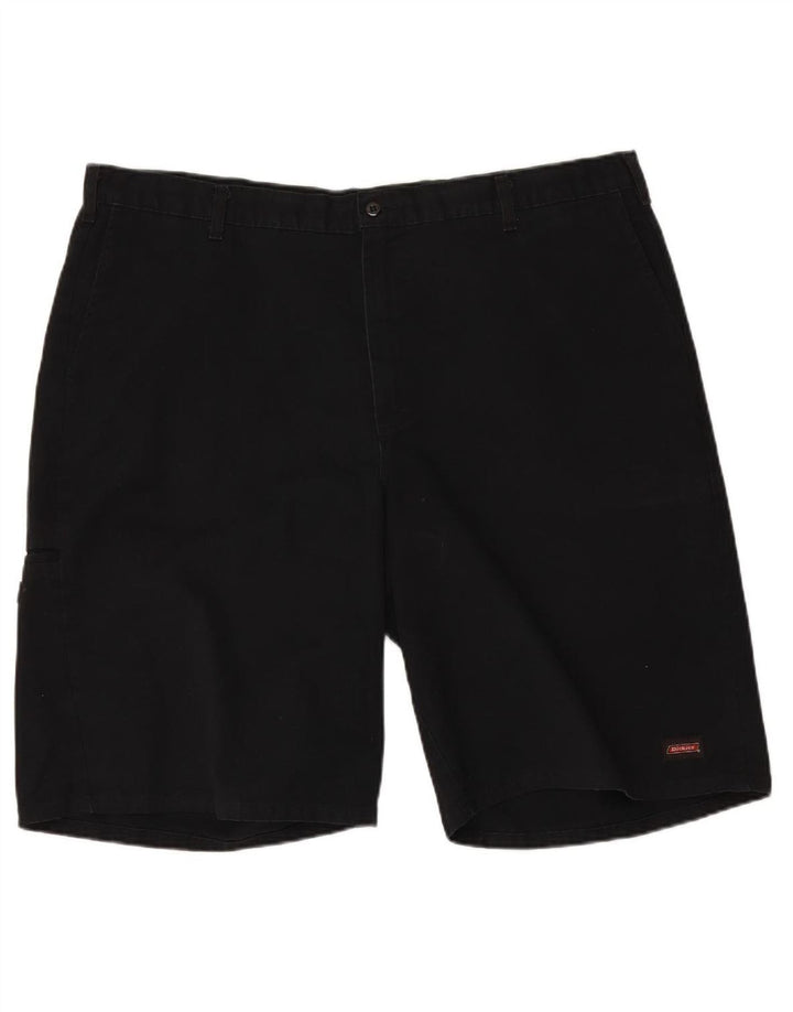 DICKIES Mens Cargo Shorts W44 2XL Black Polyester