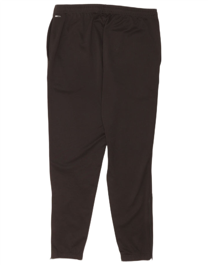 Puma Herren-Trainingshose, groß, aus schwarzem Polyester