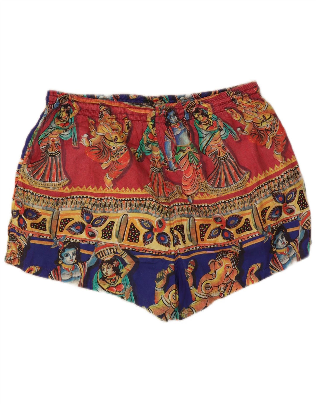 Vintage Herren Badeshorts mit Grafik, groß, aus mehrfarbiger Baumwolle