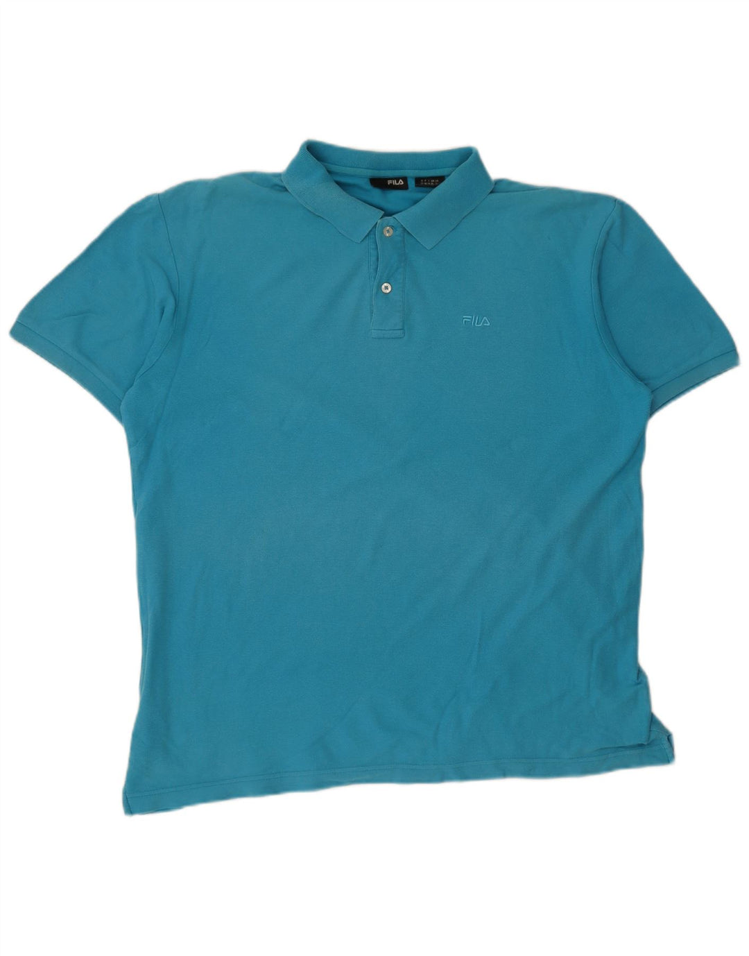 Fila Herren Poloshirt XL Blau Baumwolle