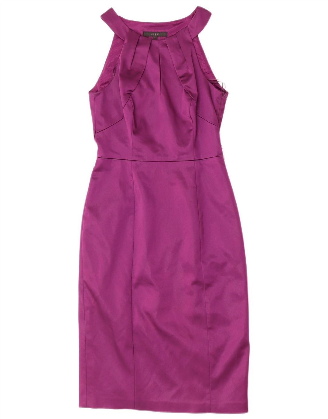 COAST Damen Etuikleid UK 8 Small Kastanienbraunes Acetat