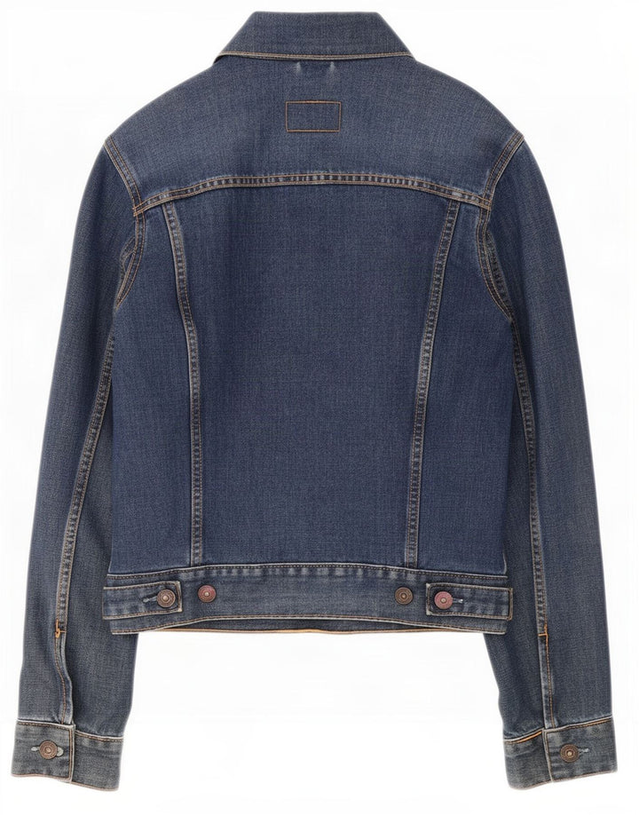 Levi's Jeansjacke für Mädchen, 11–12 Jahre, mittelblaue Baumwolle