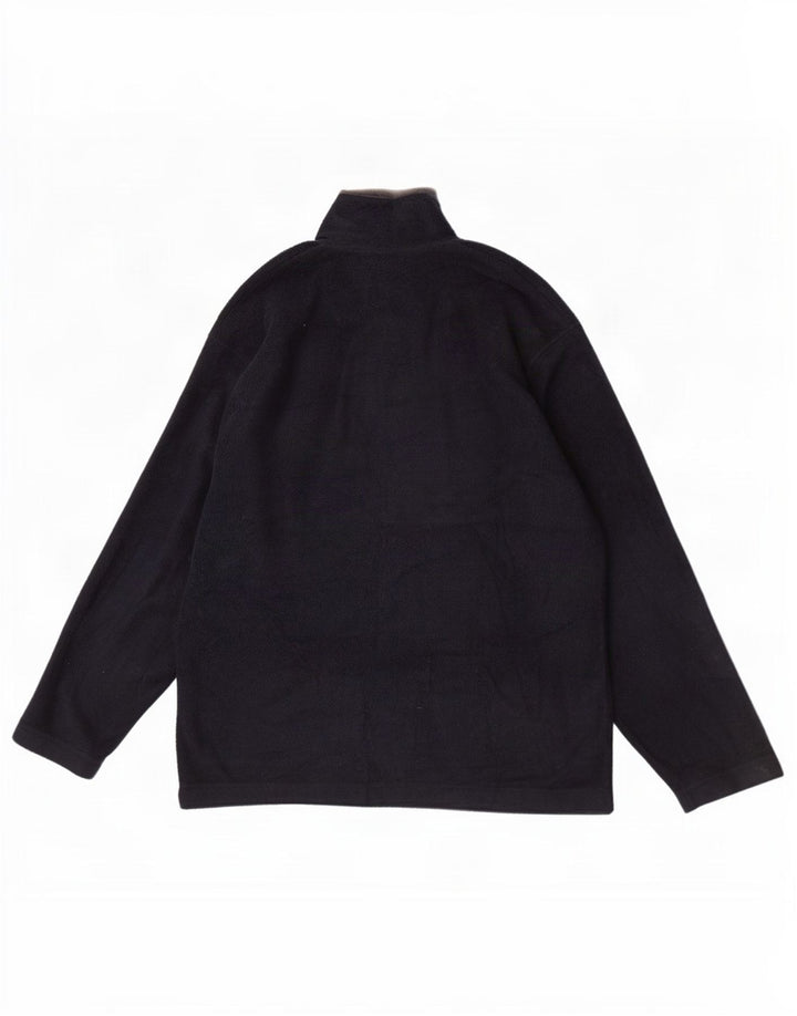 Marks & Spencer Herren Blue Harbour Fleecejacke UK 38 Medium Navy Polyester