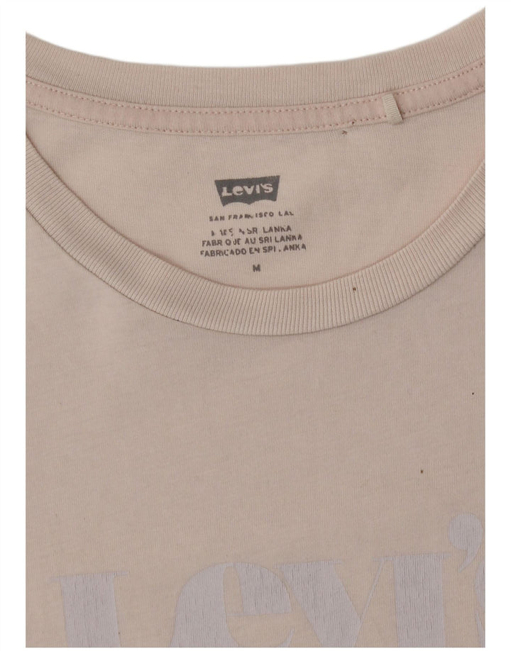 Levi's Damen T-Shirt Top UK 12 Mittelrosa