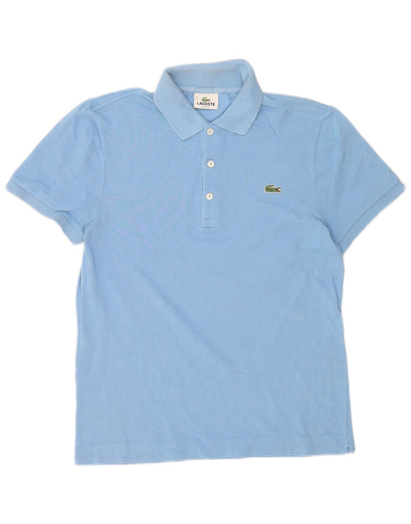 Lacoste Herren-Poloshirt mit schmaler Passform, Größe 3, klein, blaue Baumwolle