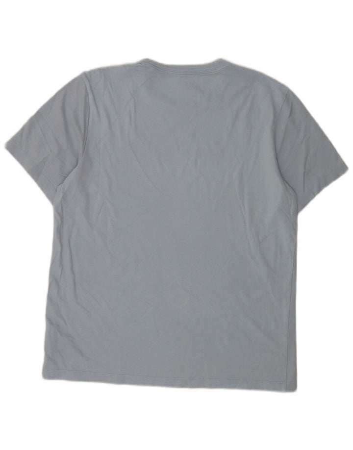 Jordan Herren T-Shirt Top Large Blau Baumwolle