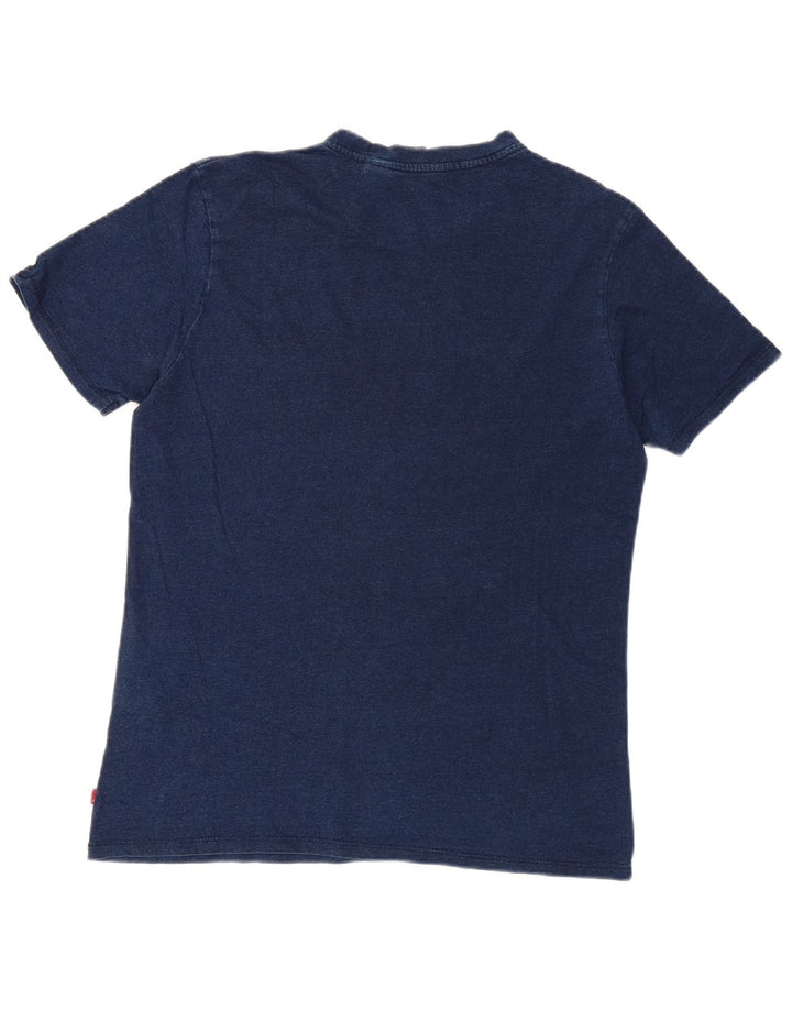 Levi's Herren-T-Shirt mit Grafik, mittelmarineblaue Baumwolle