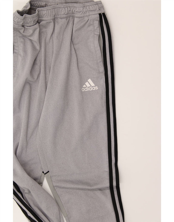ADIDAS Womens Tracksuit Trousers UK 12 Medium  Grey Colourblock Polyester Vintage Adidas and Second-Hand Adidas from Messina Hembry 