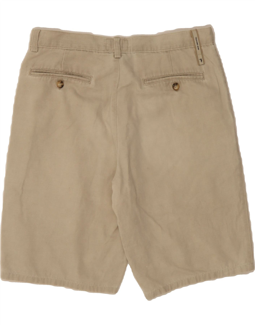 TRUSSARDI Mens Chino Shorts IT 48 Medium W30  Beige Vintage Trussardi and Second-Hand Trussardi from Messina Hembry 