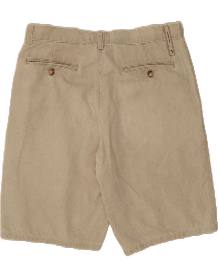 TRUSSARDI Mens Chino Shorts IT 48 Medium W30  Beige Vintage Trussardi and Second-Hand Trussardi from Messina Hembry 