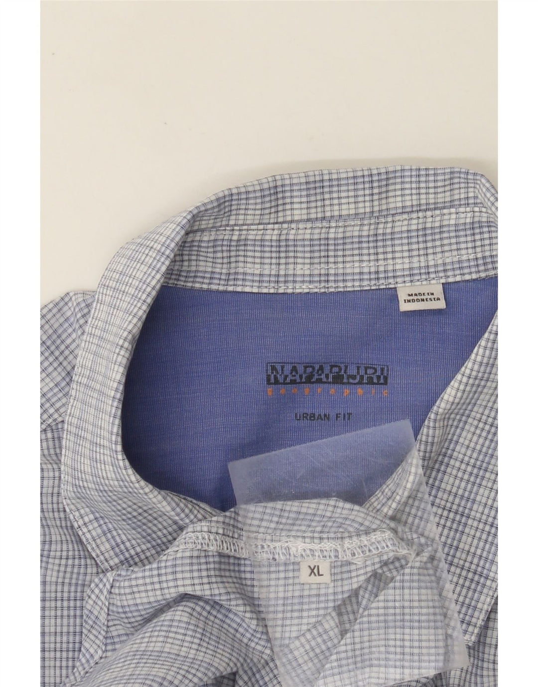 NAPAPIJRI Herren Urban Fit Hemd XL Blau kariert