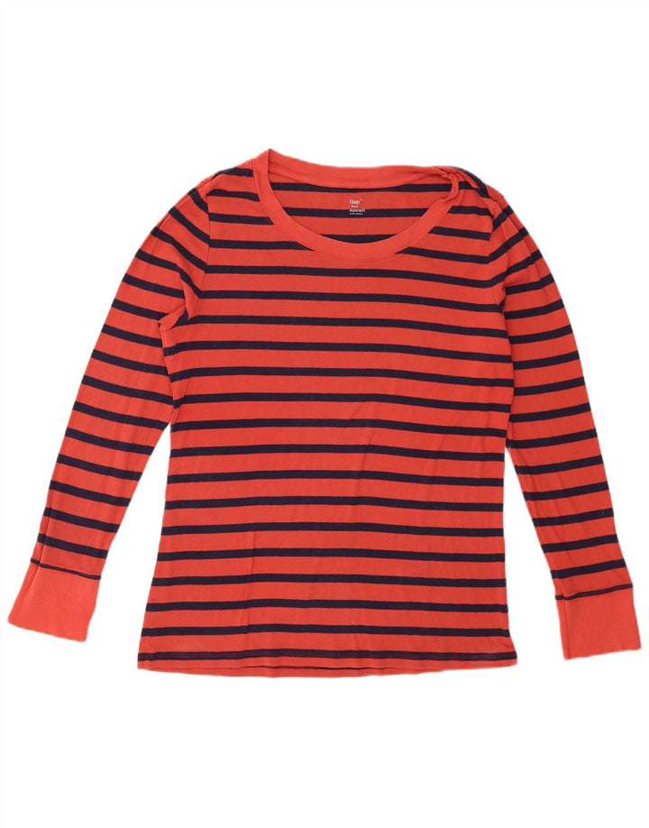 Gap Damen Top Langarm UK 18 XL Rot gestreift