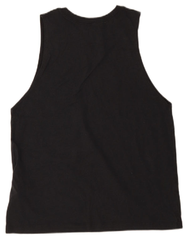 Under Armour Womens Graphic T-Shirt Top UK 10 Small Schwarz Baumwolle
