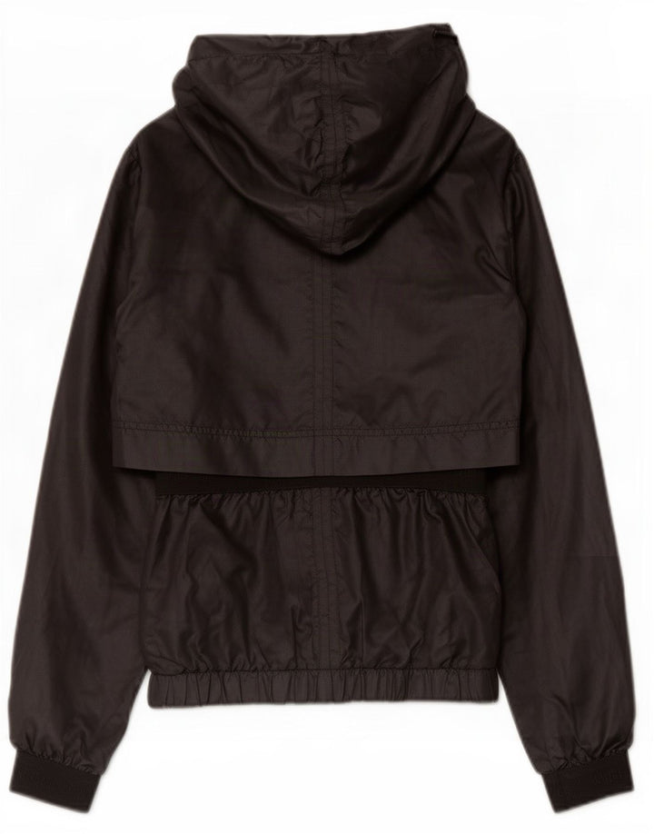 Adidas Damen Kapuzen-Regenjacke EU 34 Small Schwarz