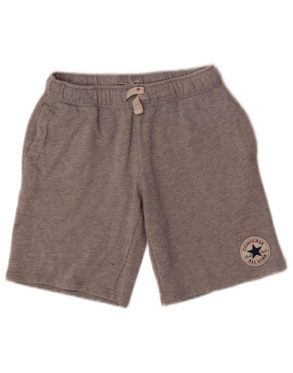 CONVERSE All Star Sportshorts für Jungen, 8–9 Jahre, graue Baumwolle