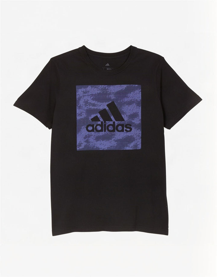 Adidas Herren Regular Fit Graphic T-Shirt Top Large Schwarz