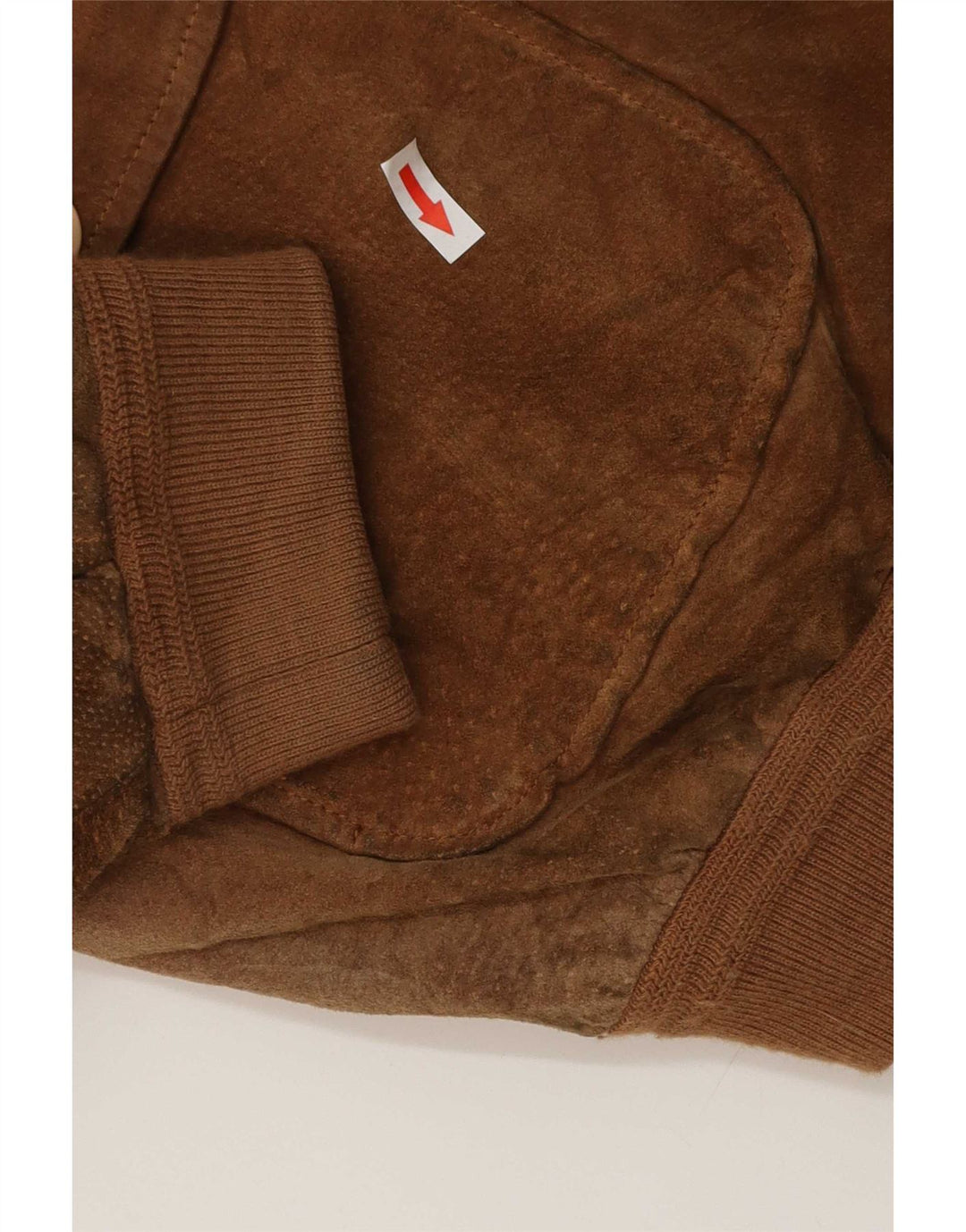 Essebi Herren Wildleder Bomberjacke IT 54 2XL Braunes Leder