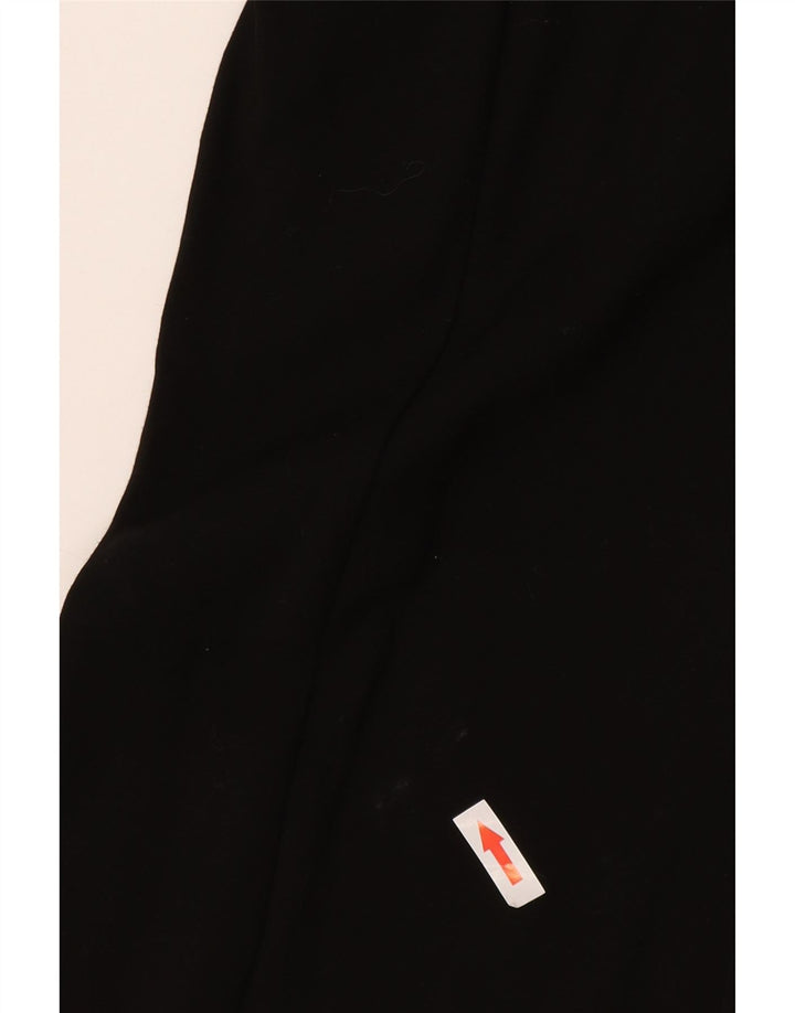Massimo Dutti Damen Bootcut-Hose W34 L32 Schwarze Viskose