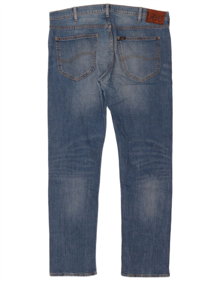 Lee Herren Daren Slim Jeans W36 L32 Blaue Baumwolle