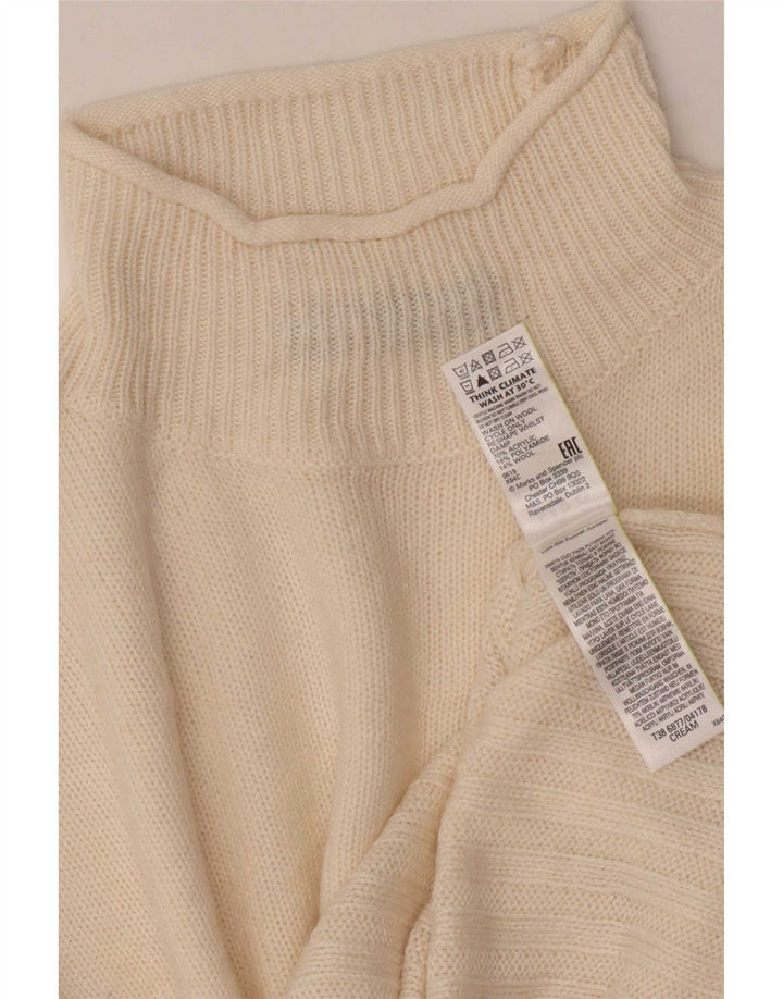 Marks & Spencer Rollkragenpullover für Damen, Gr. 10, Größe S, Beige