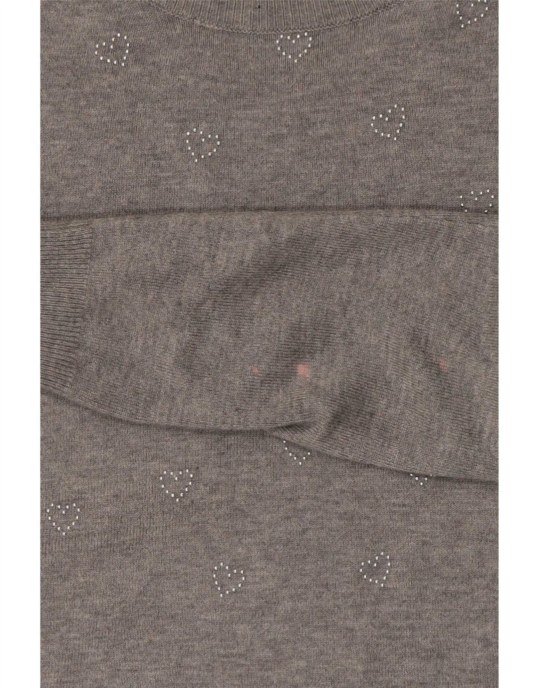 Marks & Spencer Damen-Pullover mit U-Boot-Ausschnitt, Gr. 10, Größe S, Grau meliert