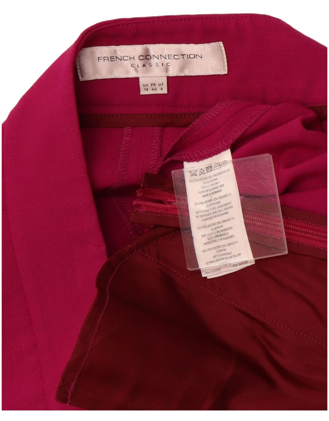 FRENCH CONNECTION Damen Pegged Freizeithose UK 12 Medium W32 L26 Pink