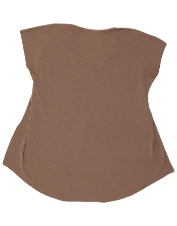 ZARA Damen Blusentop UK 14 Mittelgrau