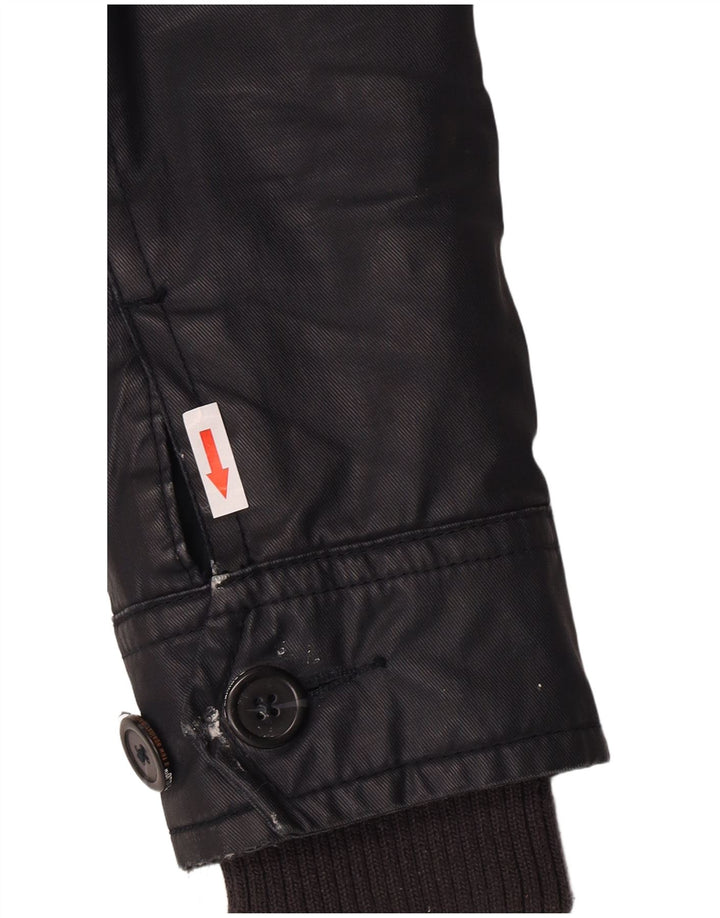 KHUJO Herren Utility-Jacke UK 36 Small Marineblau