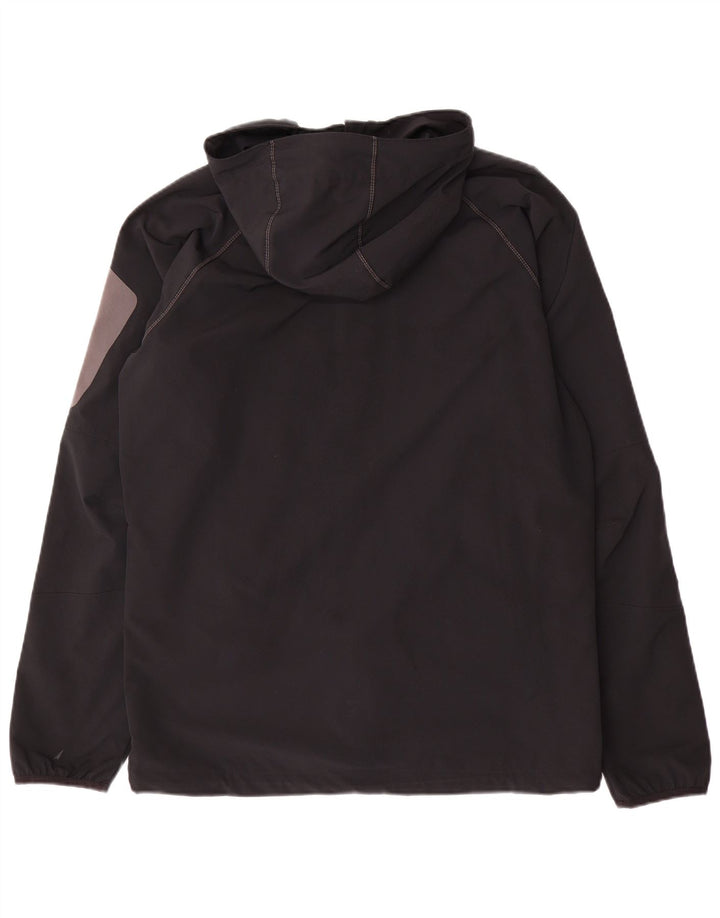 Columbia Herren-Regenjacke mit Kapuze, UK 38, mittelschwarz, Polyester